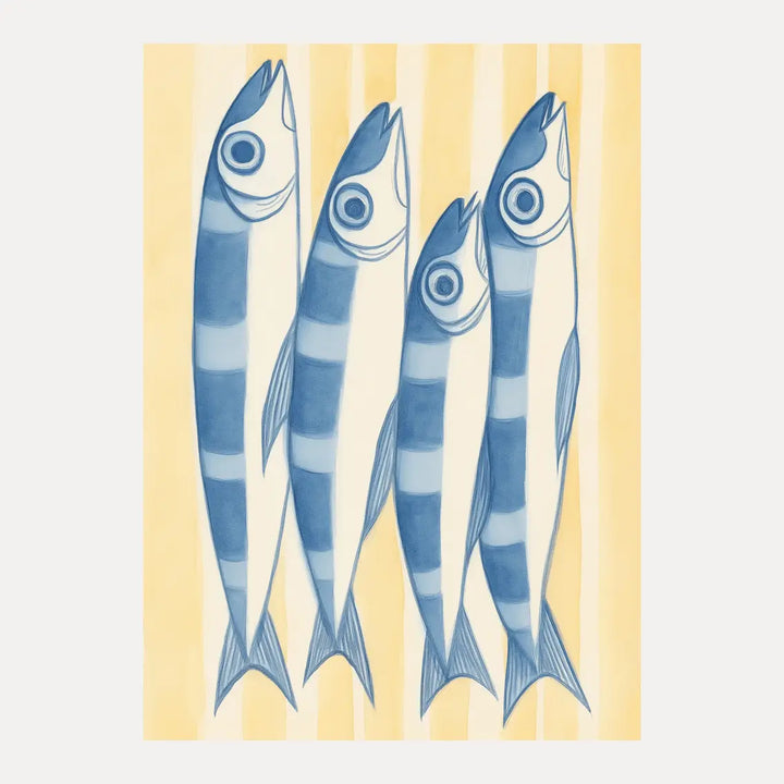 Poster - Striped Sardines