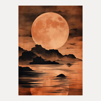 Poster - Moonlit Horizon