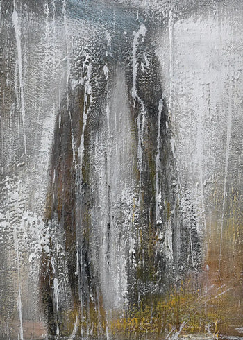 Abstrakt Oljemålning - Misty Passage