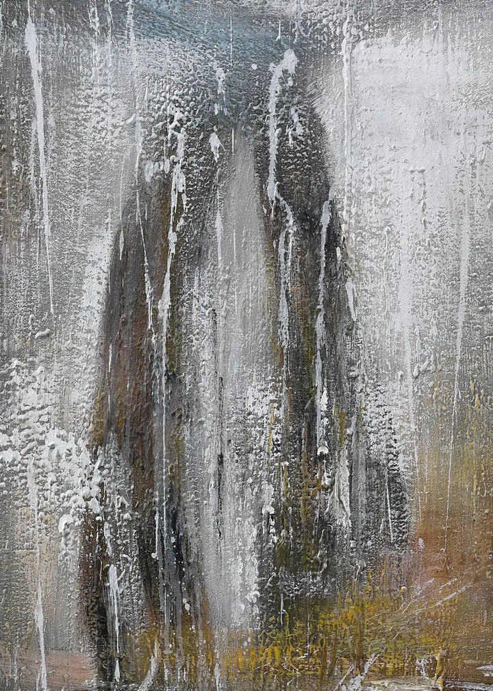 Abstrakt Oljemålning - Misty Passage