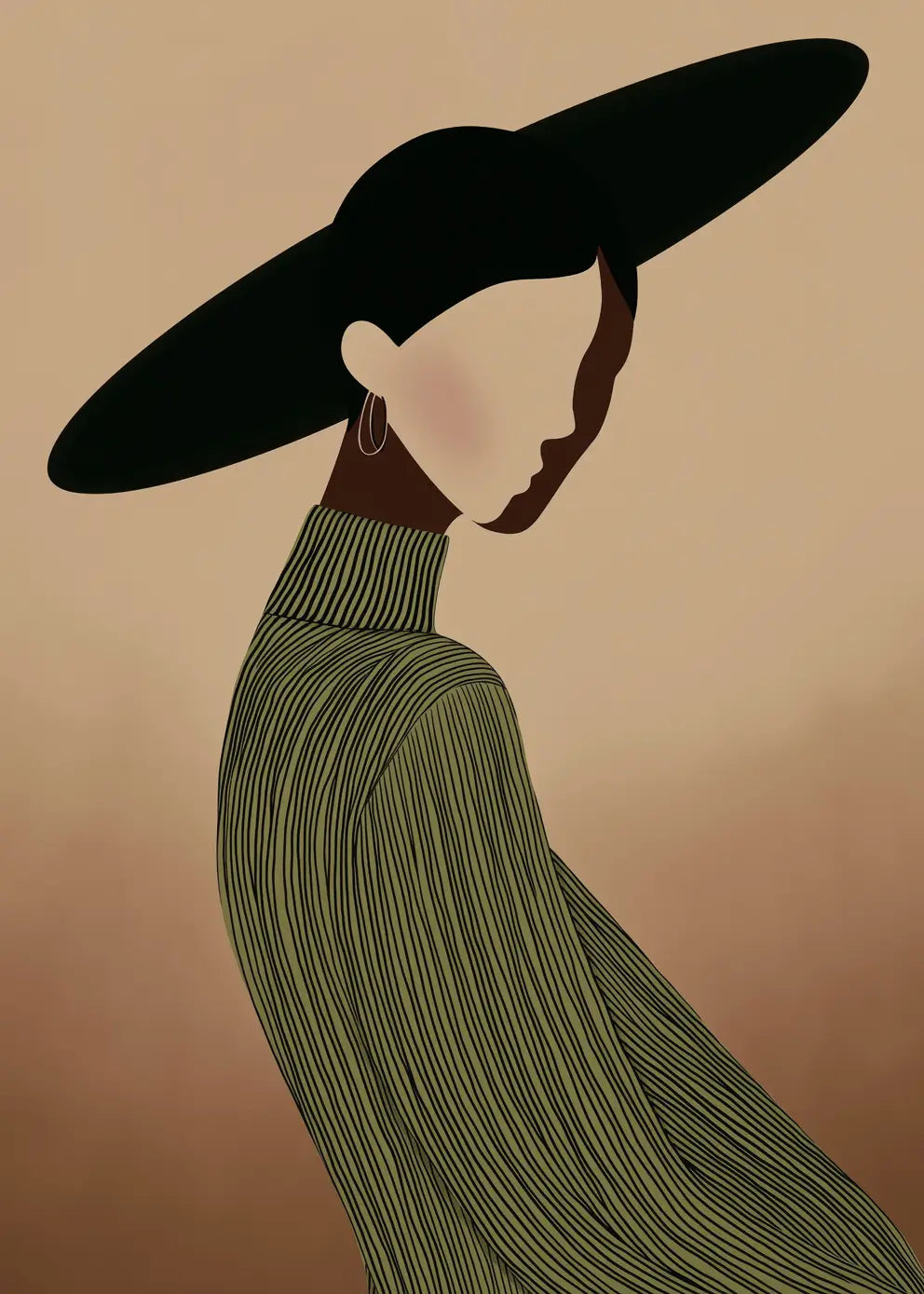 Canvastavla - Desert Muse