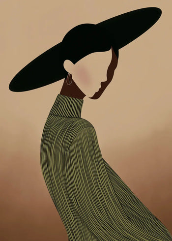 Canvastavla - Desert Muse