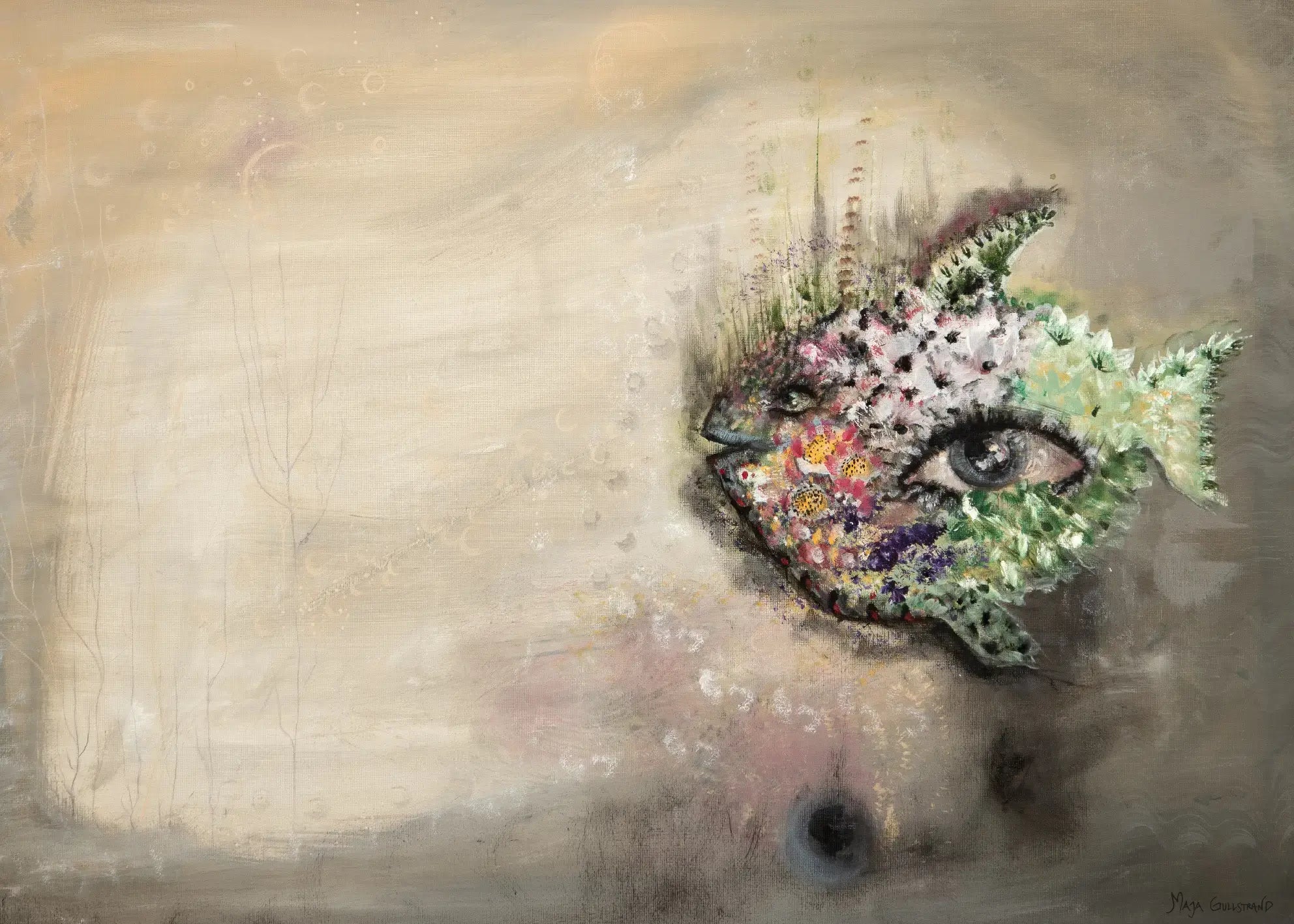 Canvastavla - The Flowerfish