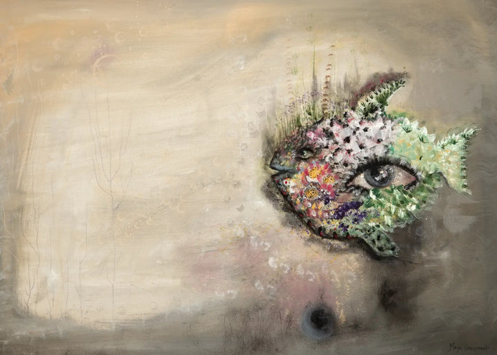 Canvastavla - The Flowerfish