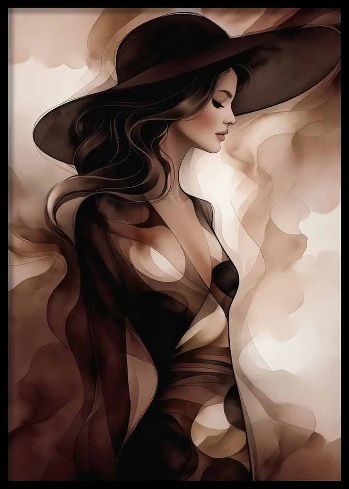 Poster - Woman in Brown