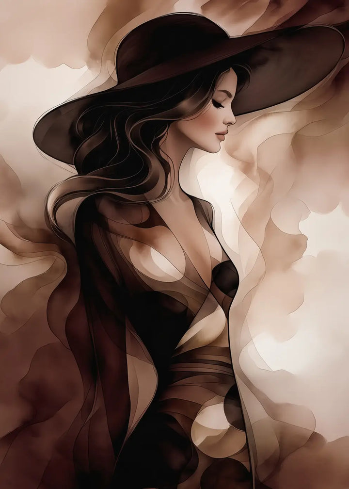 Poster - Woman in Brown