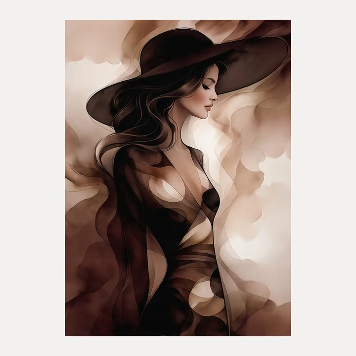 Poster - Woman in Brown