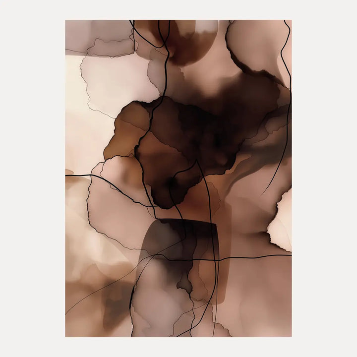 Poster - Brown Layers