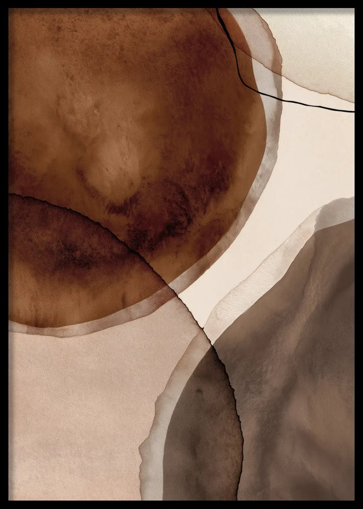 Poster - Brown Circles