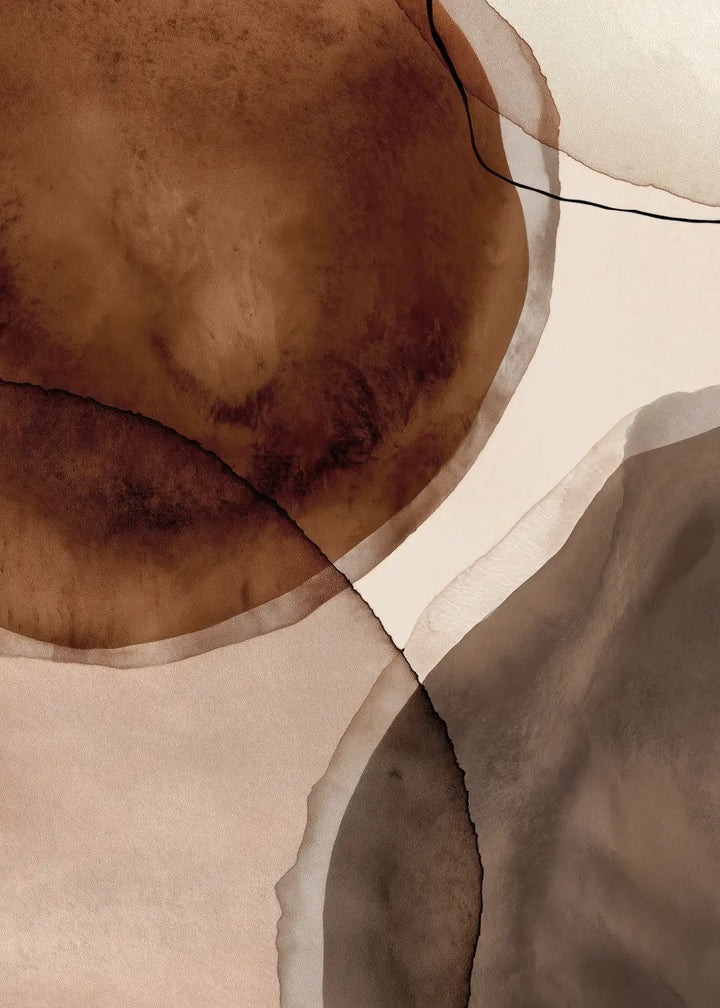 Poster - Brown Circles