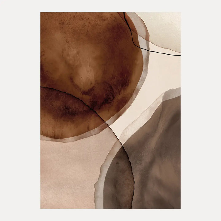 Poster - Brown Circles