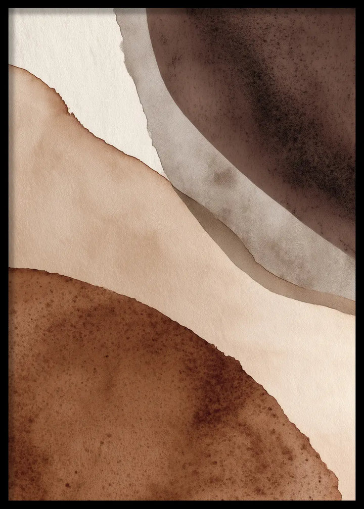 Poster - Brown Shapes