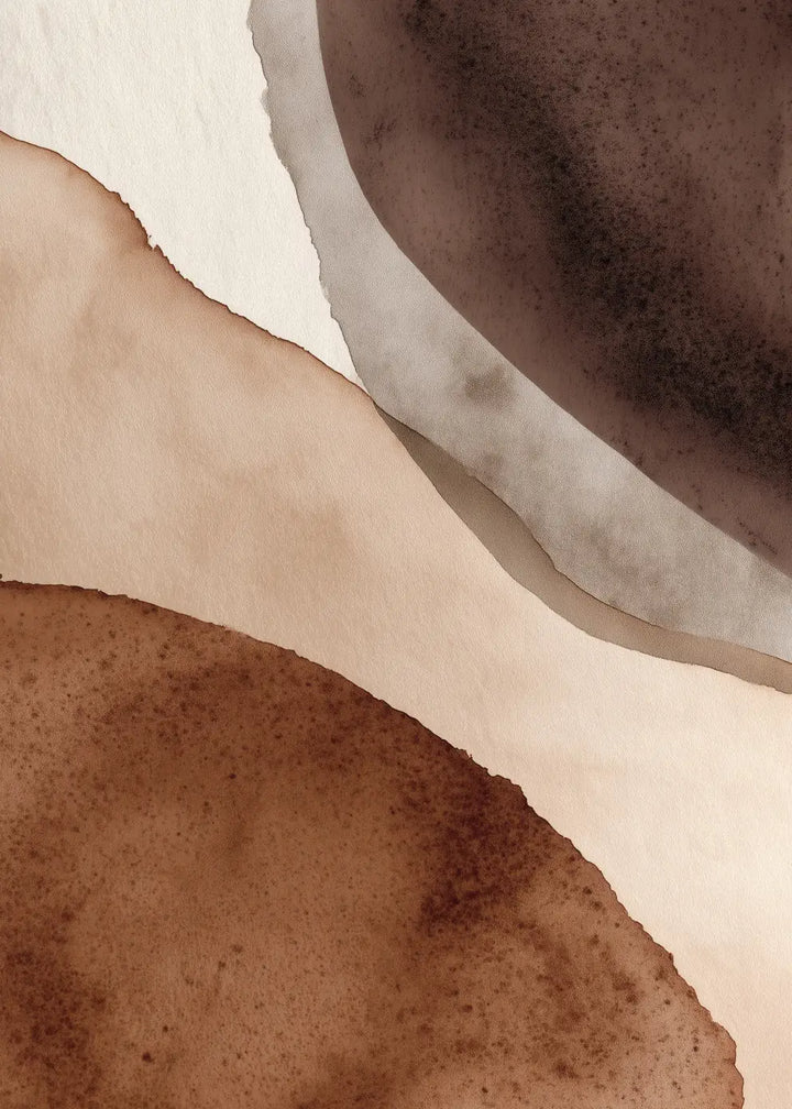 Poster - Brown Shapes
