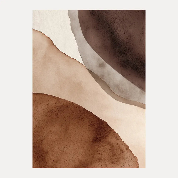 Poster - Brown Shapes