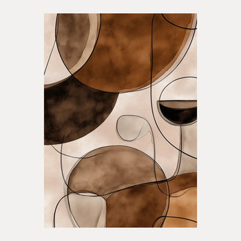 Poster - Brown Forms