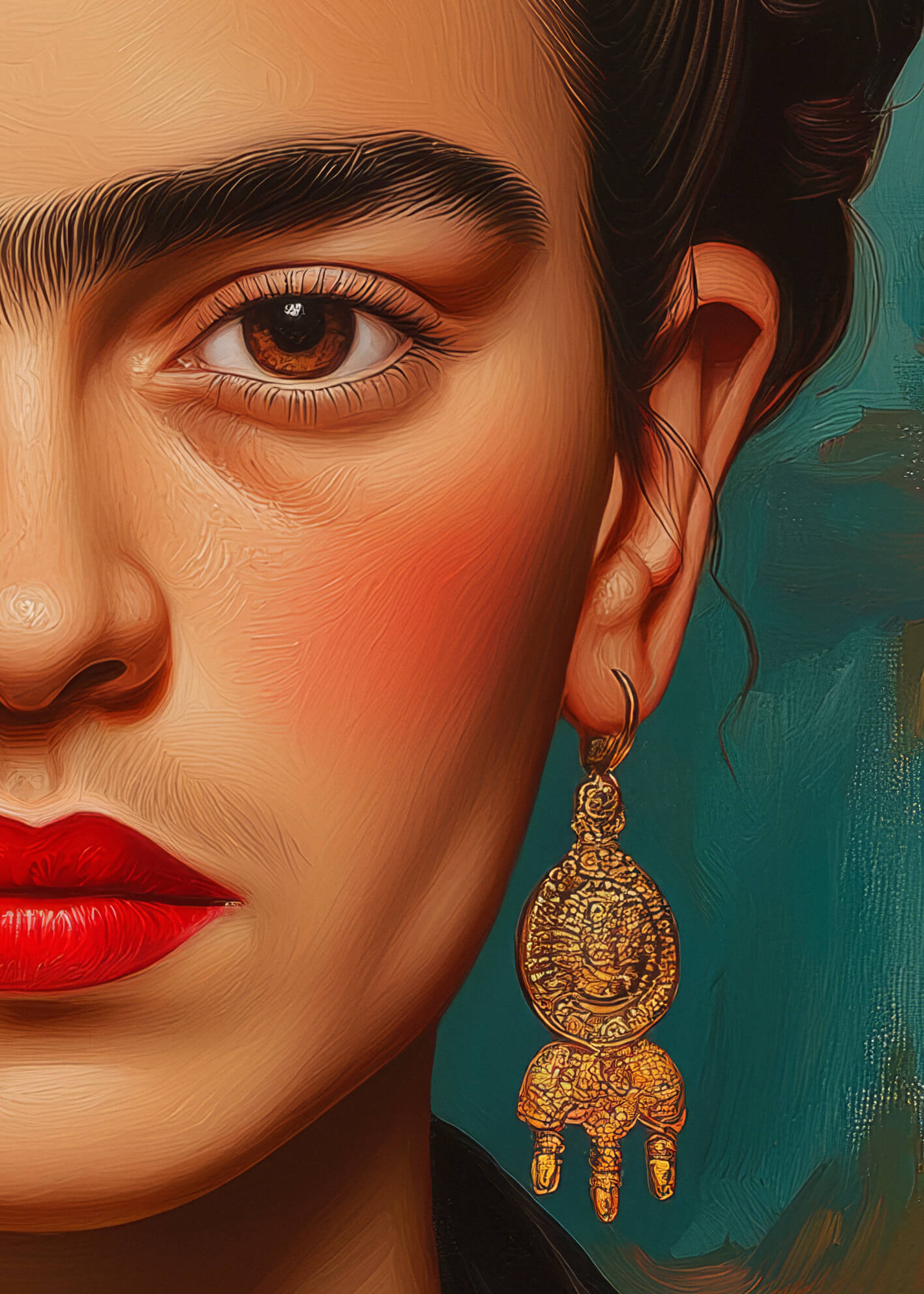 Canvastavla - Kahlo’s Grace