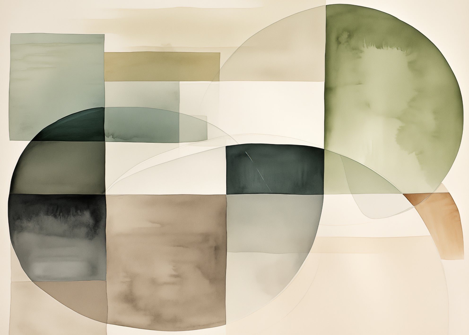 Canvastavla - Balanced Circles