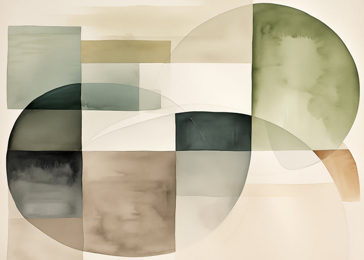 Canvastavla - Balanced Circles
