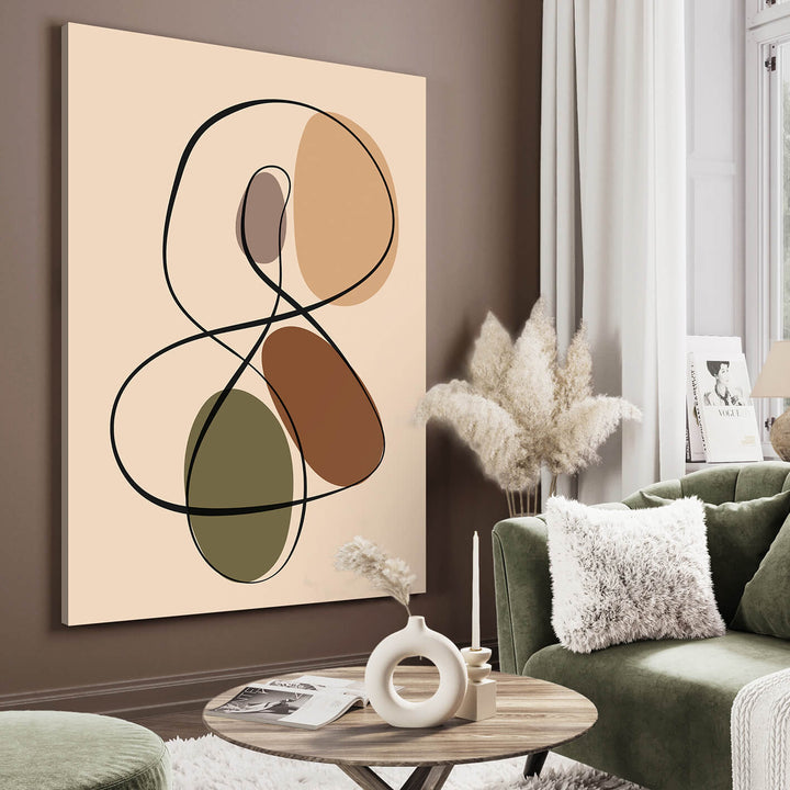 Canvastavla - Graphic Shapes No1
