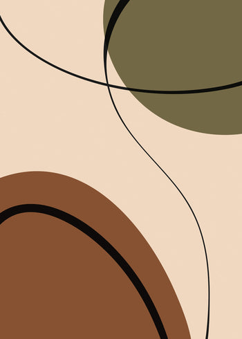 Canvastavla - Graphic Shapes No2