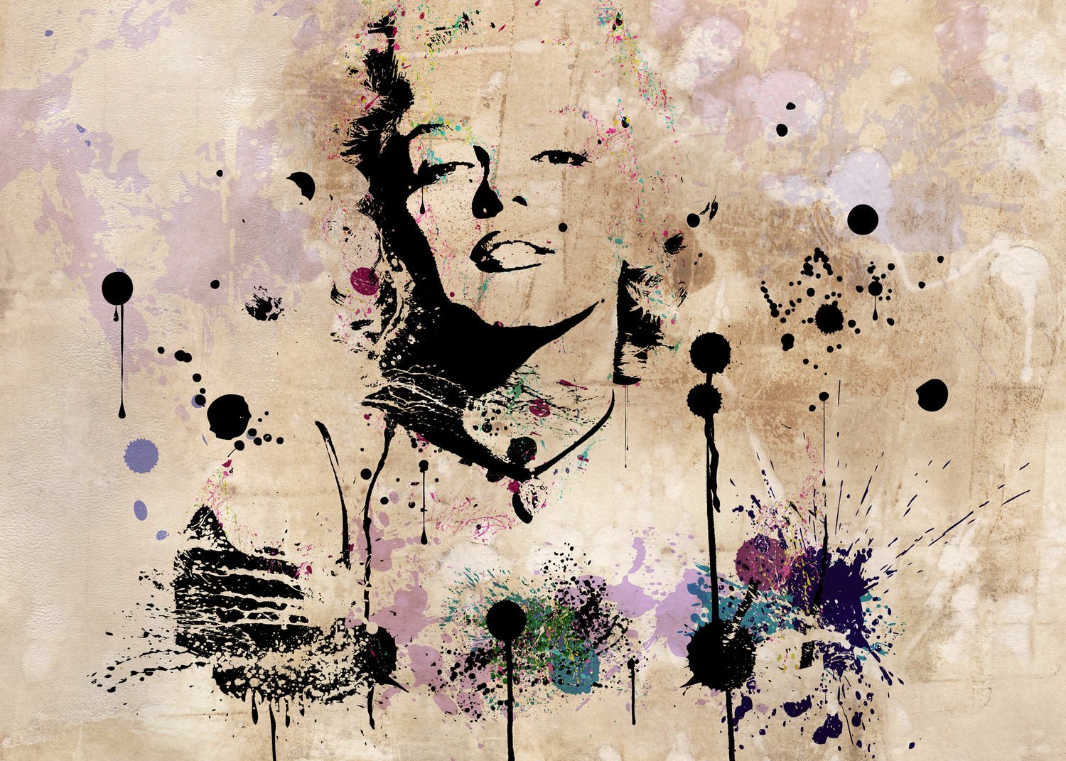 Ljuddämpande tavla - Marilyn Monroe