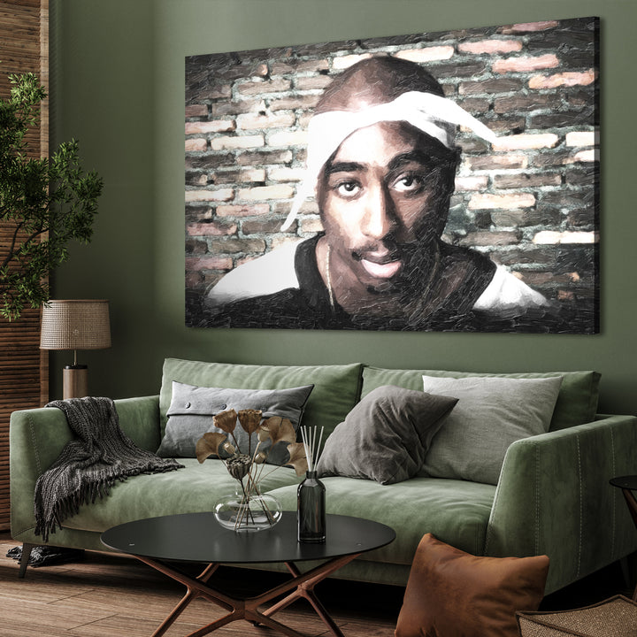 Canvastavla - Tupac