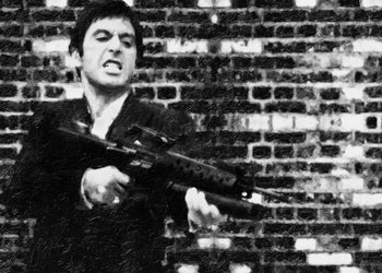 Ljuddämpande tavla - Scarface Tavla