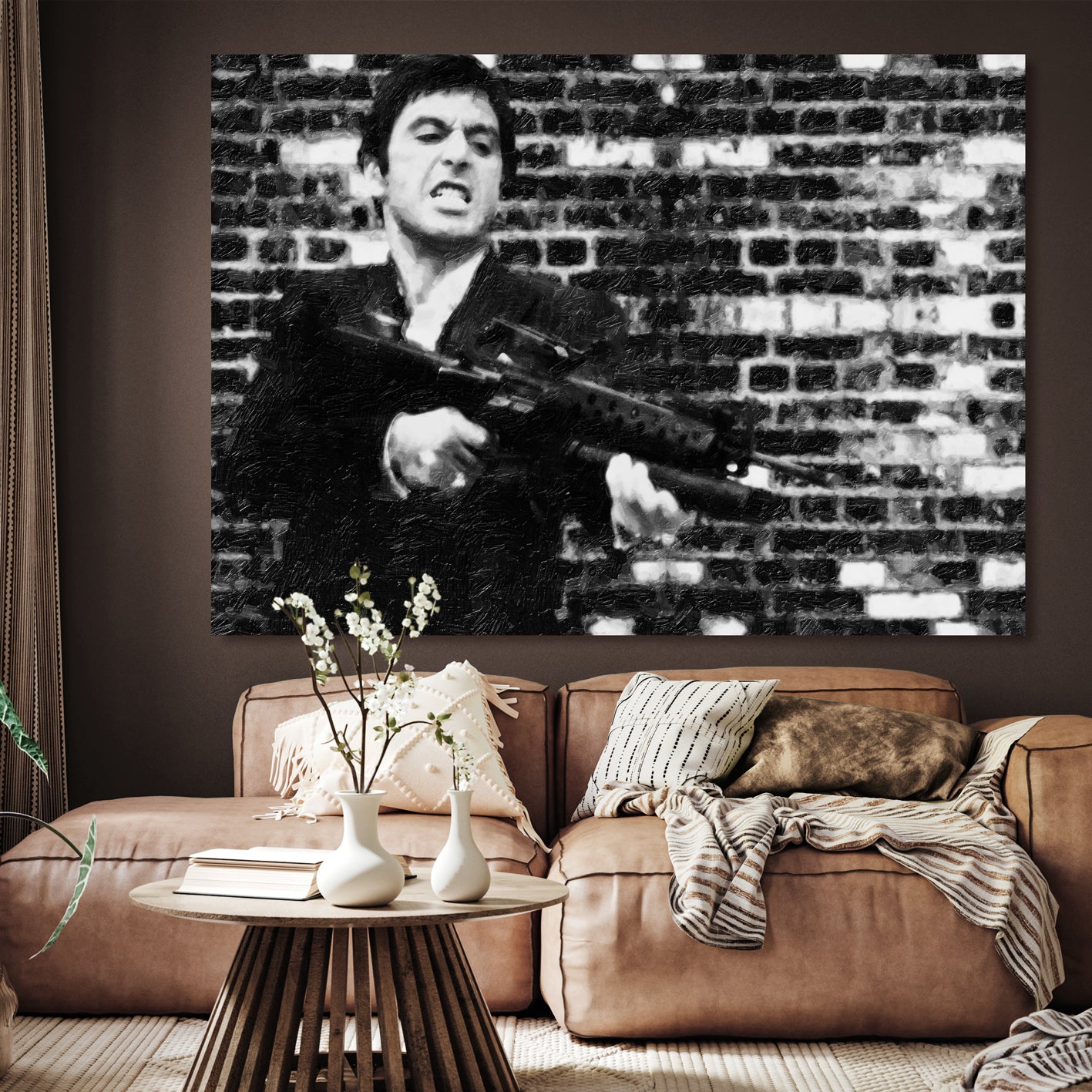 Ljuddämpande tavla - Scarface Tavla