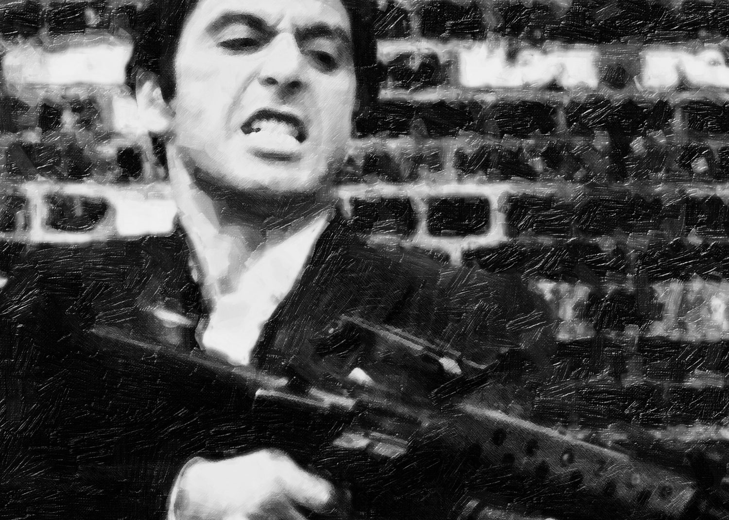 Canvastavla - Scarface