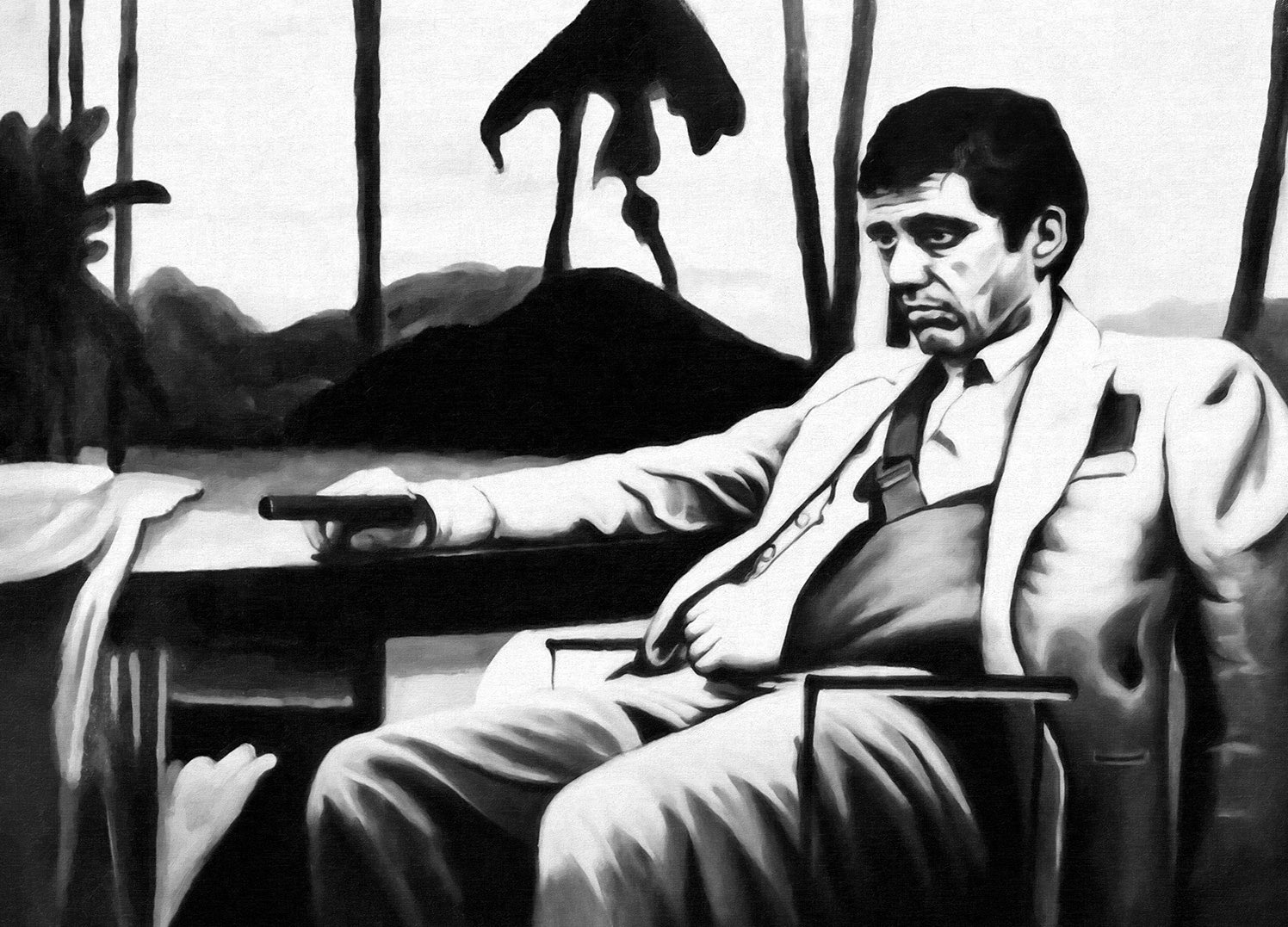 Canvastavla - Scarface