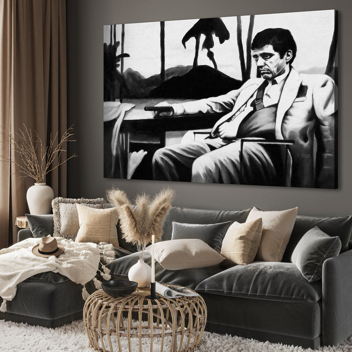 Ljuddämpande tavla - Scarface Tavla