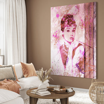 Ljuddämpande tavla - Audrey Hepburn