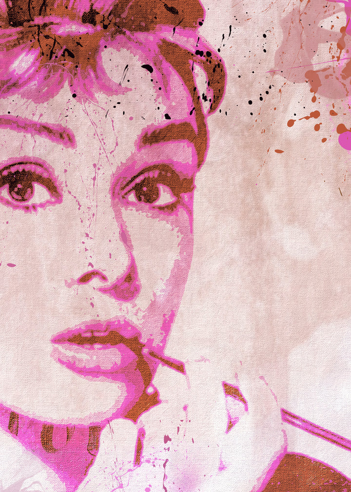 Ljuddämpande tavla - Audrey Hepburn