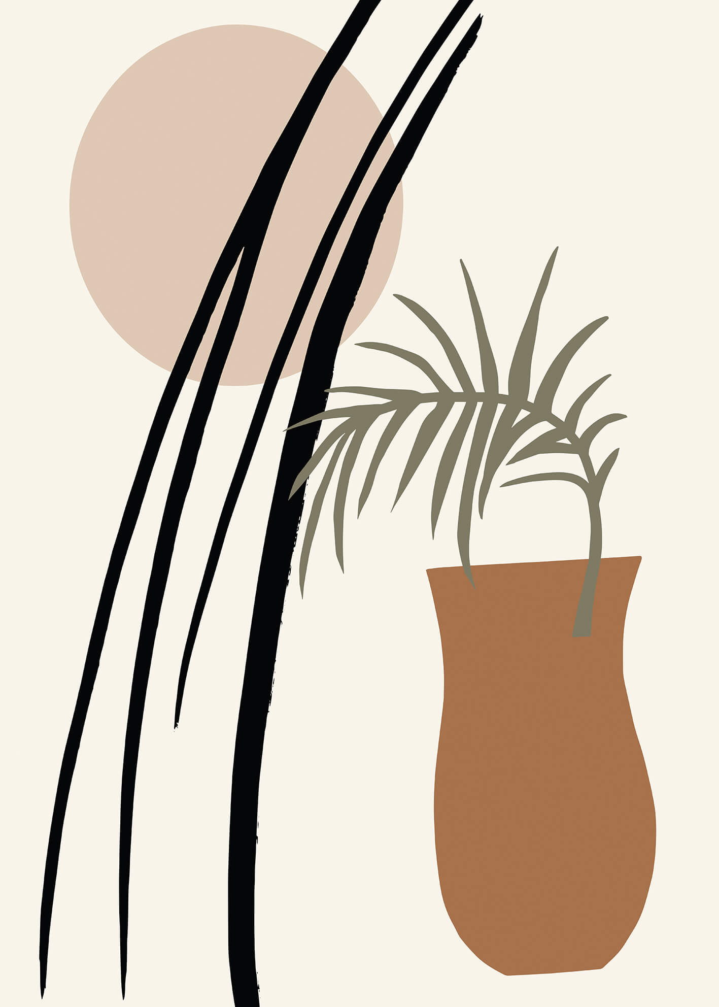 Canvastavla - Boho Shapes No2