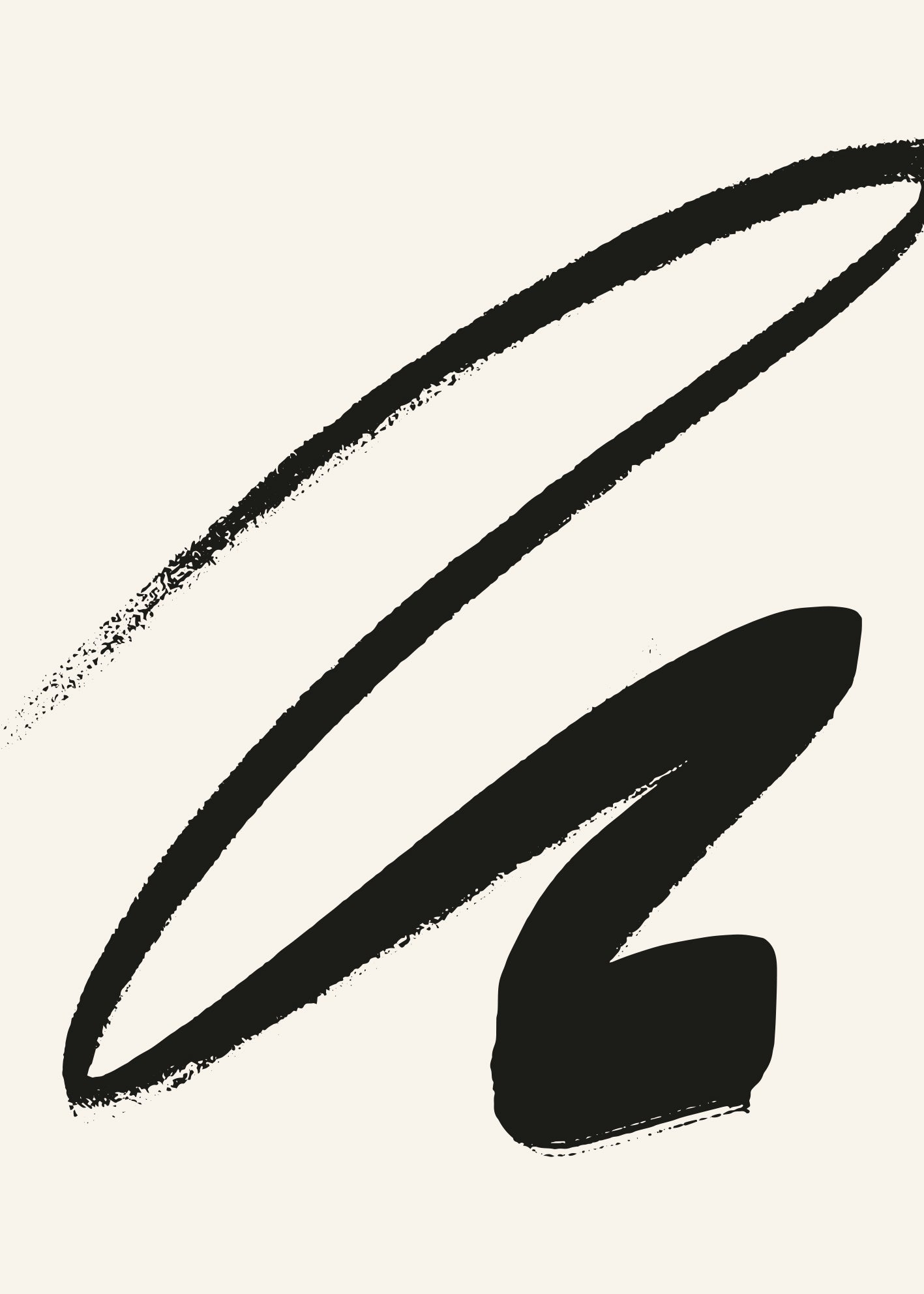 Canvastavla - One Line