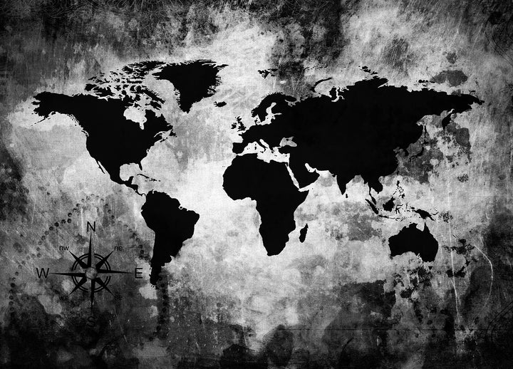 Canvastavla - The world map
