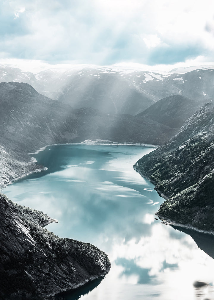 Plakat - Fjord