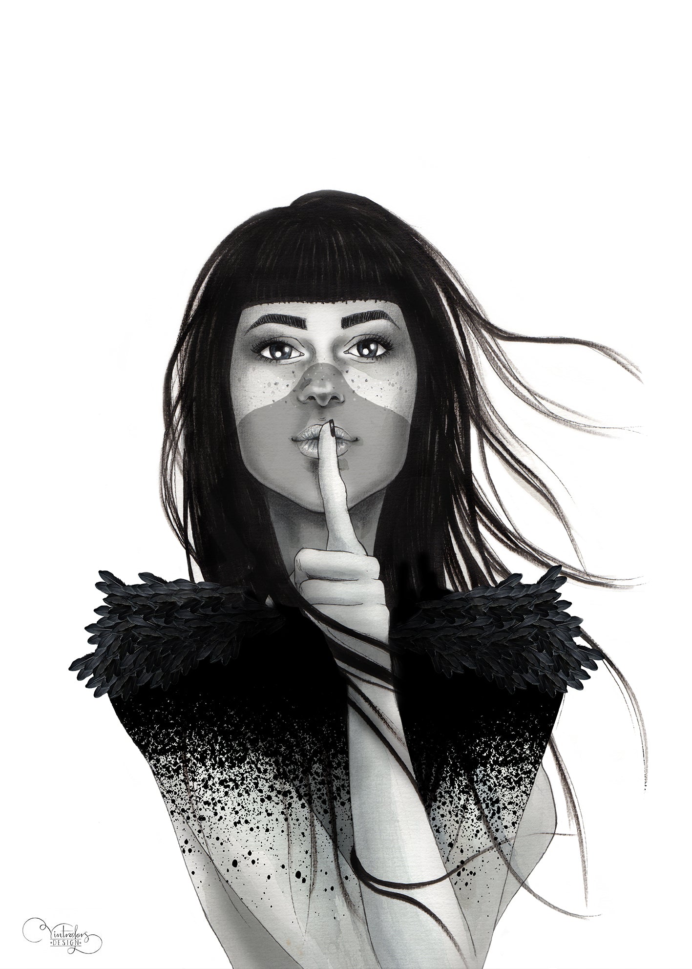 Canvastavla - Katarina Vintrafors - Speak up