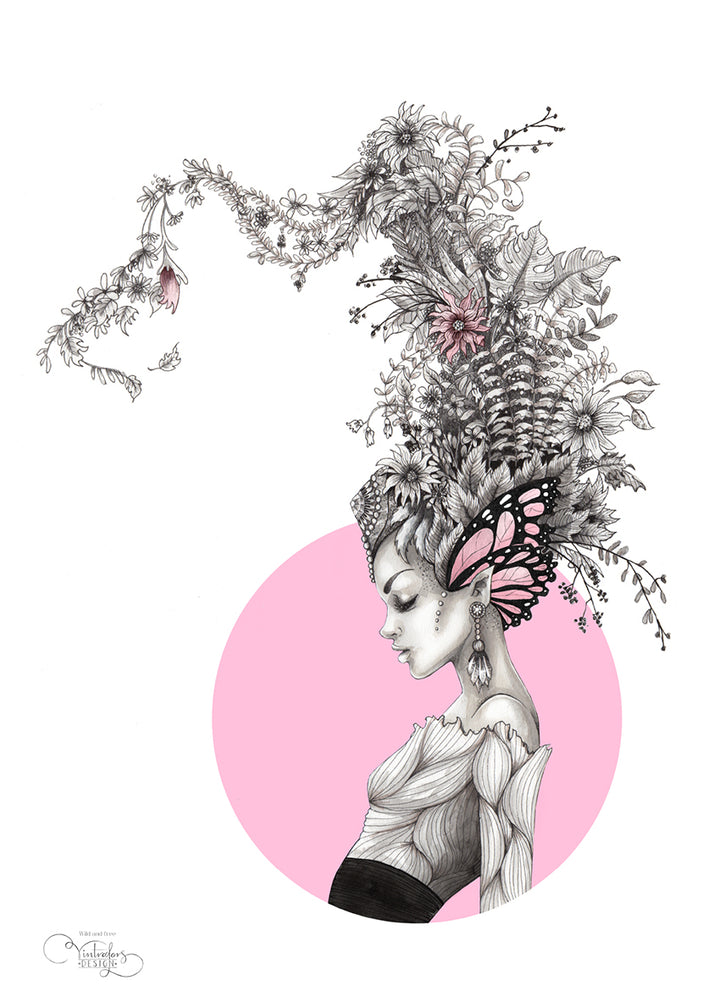 Canvastavla - Katarina Vintrafors - Wild and Free