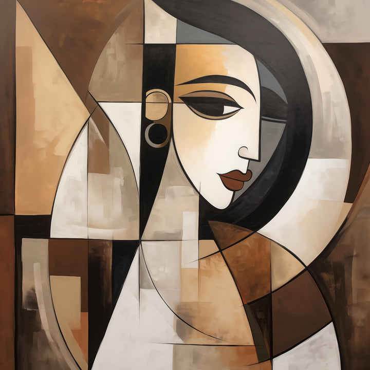 Canvastavla - Whirl Woman