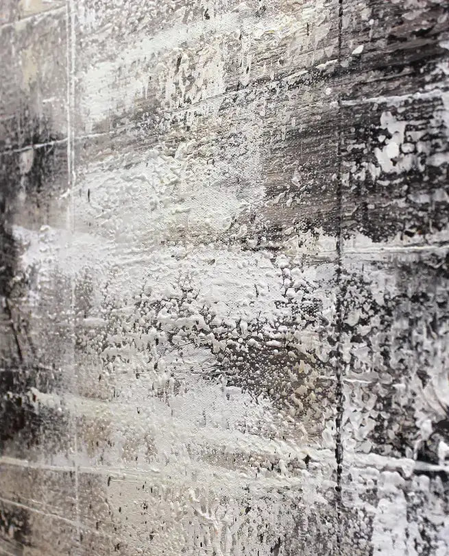 Close-up of oil paint with visible brushstrokes and texture
